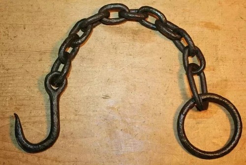 Antiker schmiedeeiserner haken - antiker,